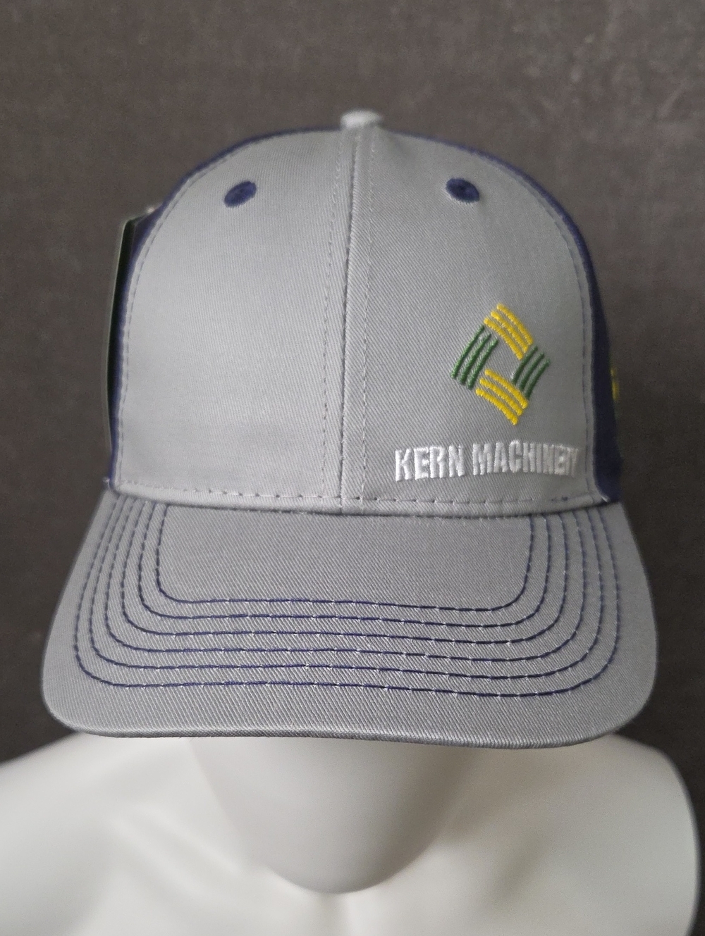 John Deere Navy Hat with Green and Yellow Logo Tag One Size Fits Most